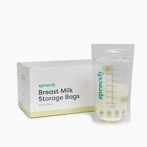 Sprucely Milk storage bags 300 count